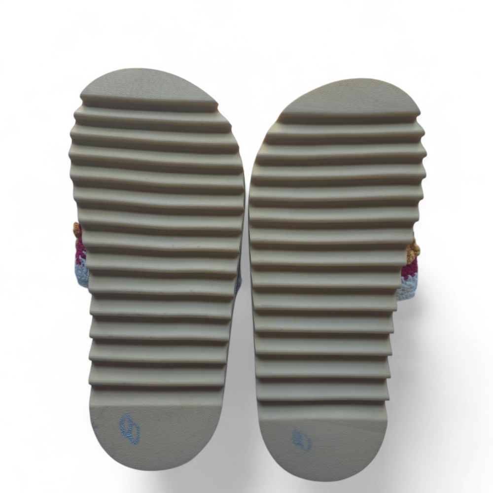 Farm Rio Sunset Crochet Slides New Without Tags Size 8 - Picture 6 of 8